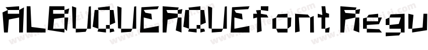 ALBUQUERQUEfont Regu字体转换